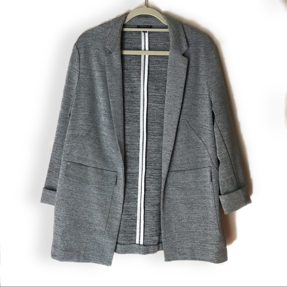 Topshop Open Front Blazer